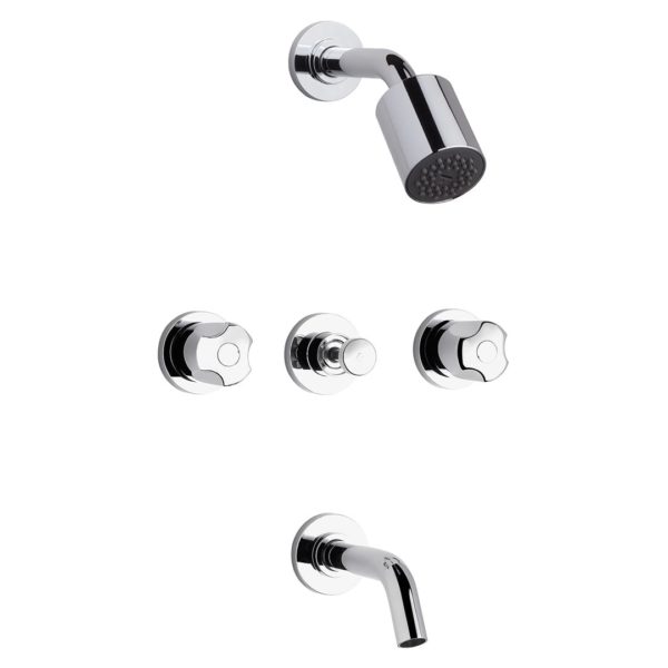 0103/B6-CR DUCHA CON TRANSFERENCIA PAMPA CROMO FV