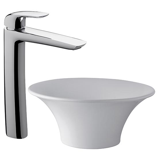 0181.02/L2-CR LAVATORIO MONOCOMANDO ALTO EPUYEN CROMO FV