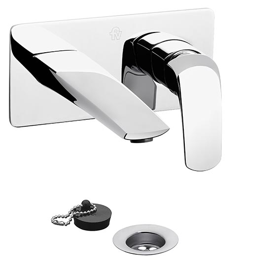 0206/L2-CR LAVATORIO MONOCOMANDO PARED EPUYEN CROMO FV