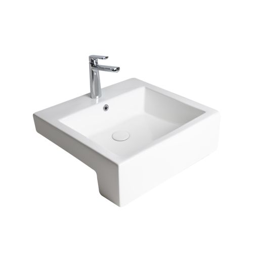 LKS18-B BACHA SEMIENCASTRE DONGIO CUADRADA BLANCO FERRUM