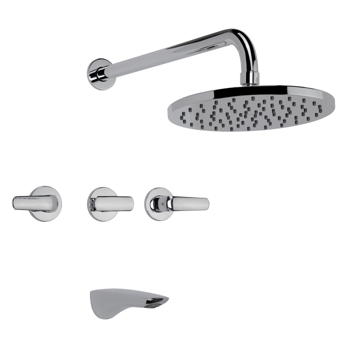 0103/L2-CR DUCHA CON TRANSFERENCIA EPUYEN CROMO FV