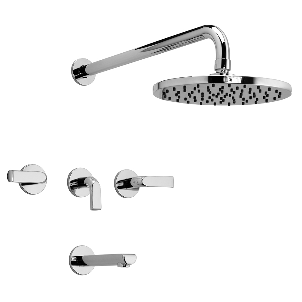 0103/N2-CR DUCHA CON TRANSFERENCIA CIPRES CROMO FV