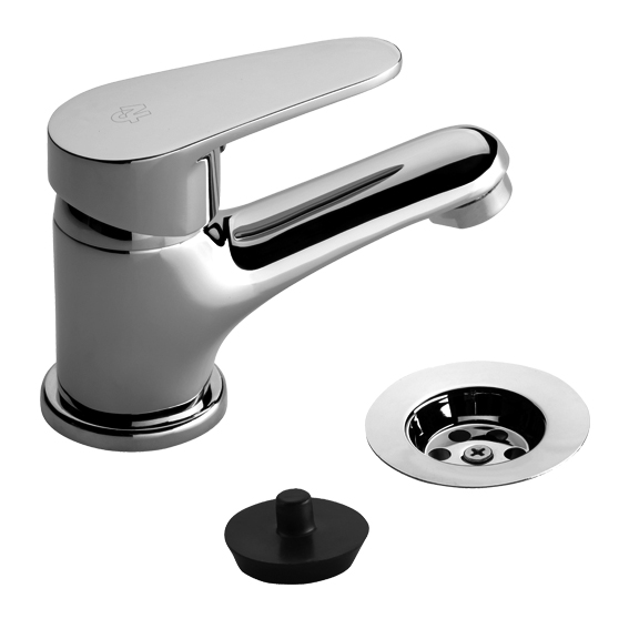 0181/M4-CR LAVATORIO MONOCOMANDO CON DESAGUE COMPACTA CROMO FV