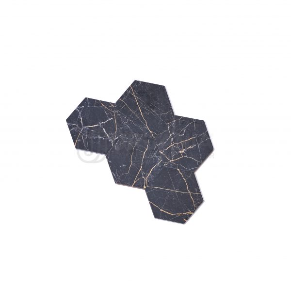 17X19.5 PORCELLANATO HEXAGONO PULPIS GOLD 1RA RECT. GABRIELLA