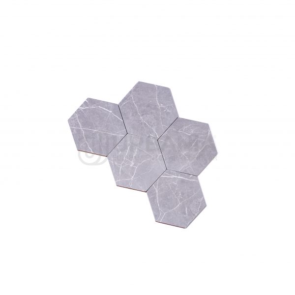17X19.5 PORCELLANATO HEXAGONO PULPIS GRAY 1RA RECT. GABRIELLA