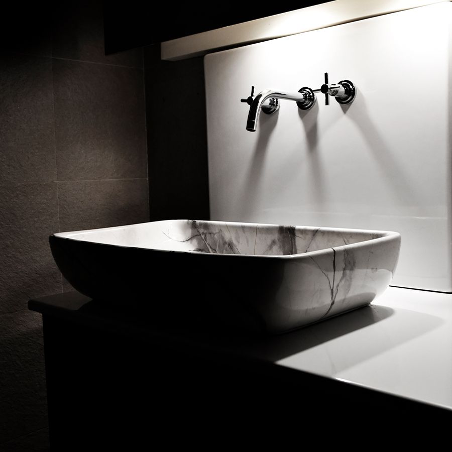 LK149-MG BACHA APOYAR PETRA MARMOLADA GRIS GRANDE FERRUM