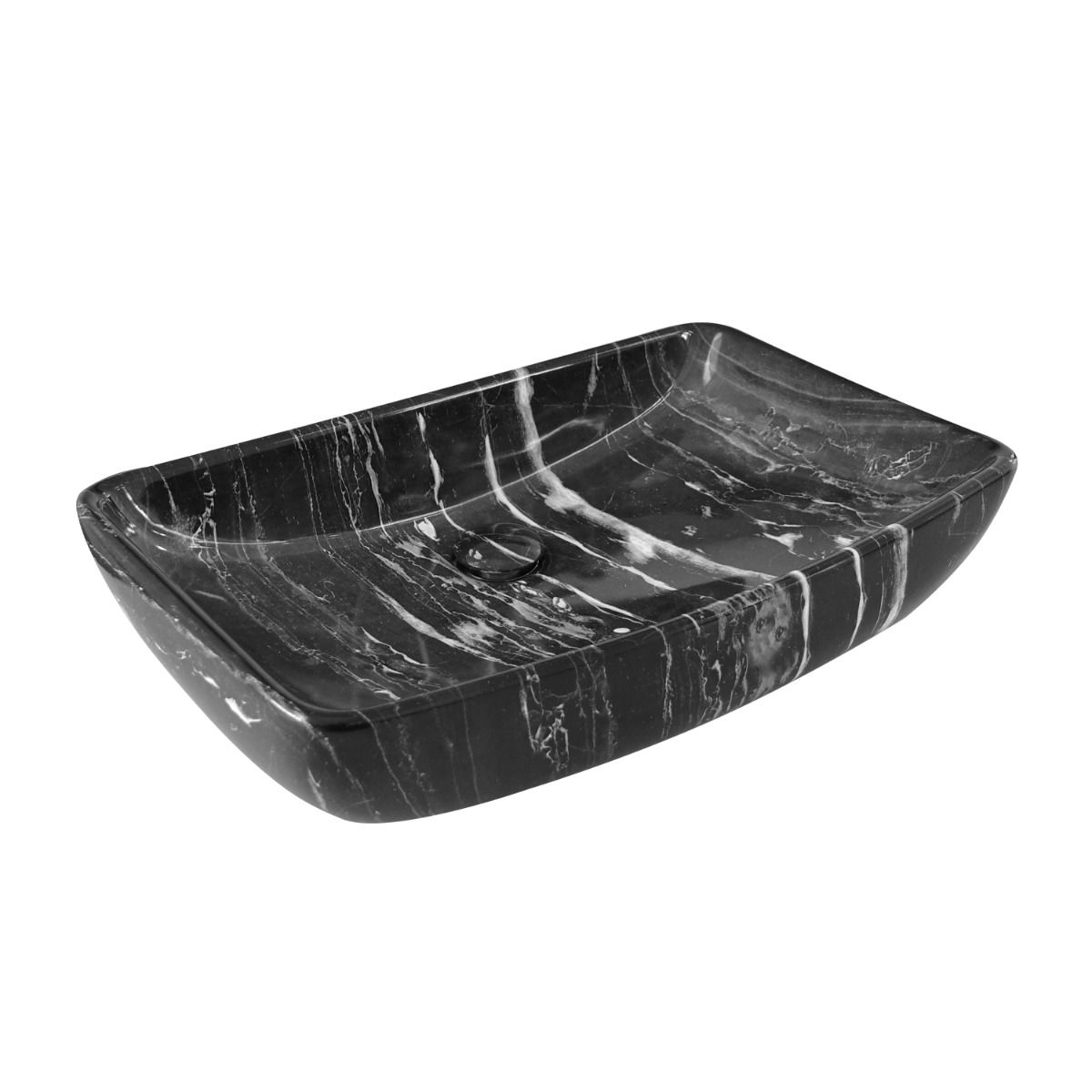 LK149-MN BACHA APOYAR PETRA MARMOLADA NEGRA GRANDE FERRUM