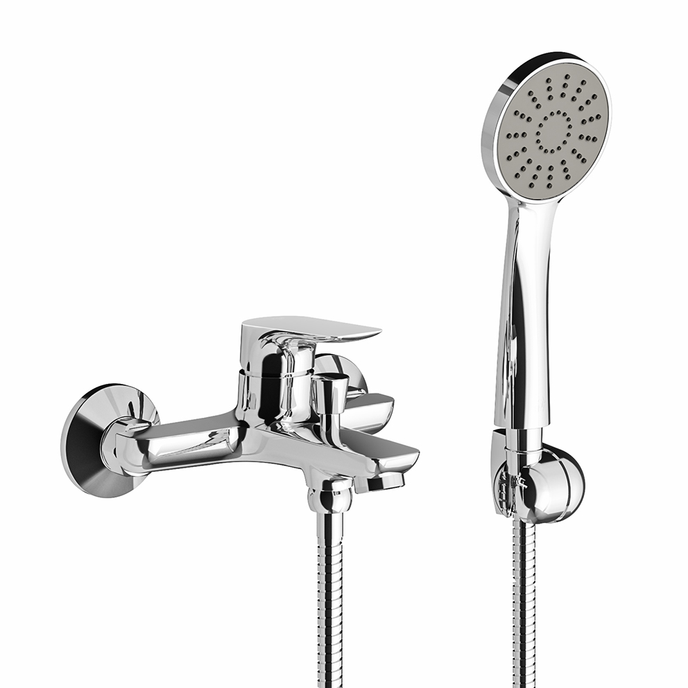 0310/M1-CR DUCHA PARED EXTERIOR MONOCOMANDO JANA CROMO FV