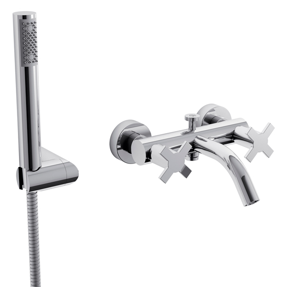 0112/D7-CR DUCHA CON TRANSFERENCIA ALERCE CROMO FV