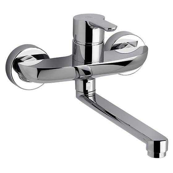 0406/B5-CR COCINA MONOCOMANDO PARED PUELO CROMO FV