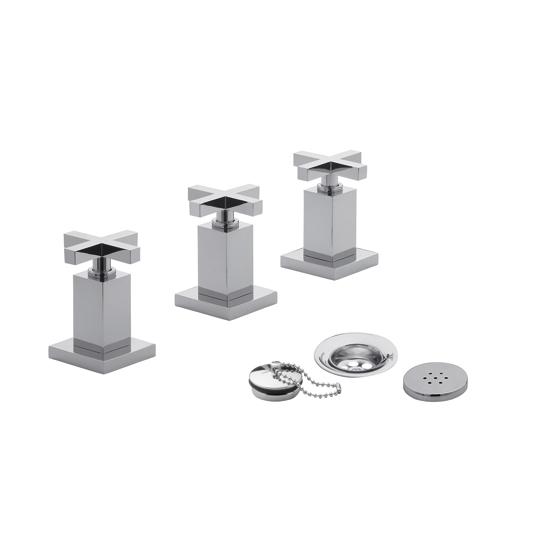 0295R/85-CR BIDET DOMINIC 2 LLAVES CROMO FV