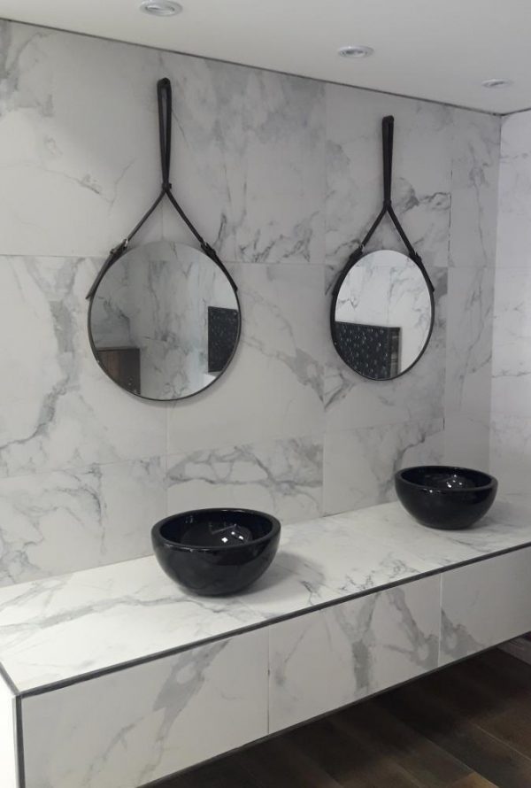 ESP03.11 ESPEJO MINIMALISTA BELT CHOCOLATE 47 REFLEJAR