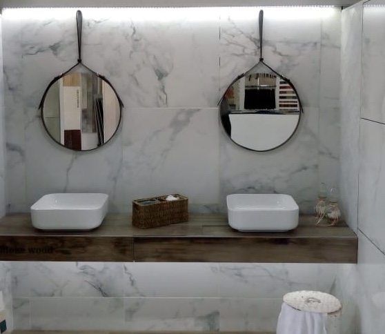 ESP03.11 ESPEJO MINIMALISTA BELT CHOCOLATE 47 REFLEJAR