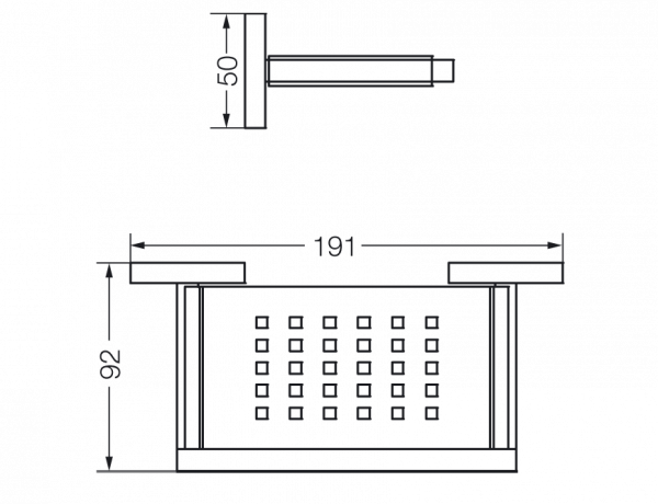 0168R/85M-CR JABONERA DE CHAPA DOMINIC FV