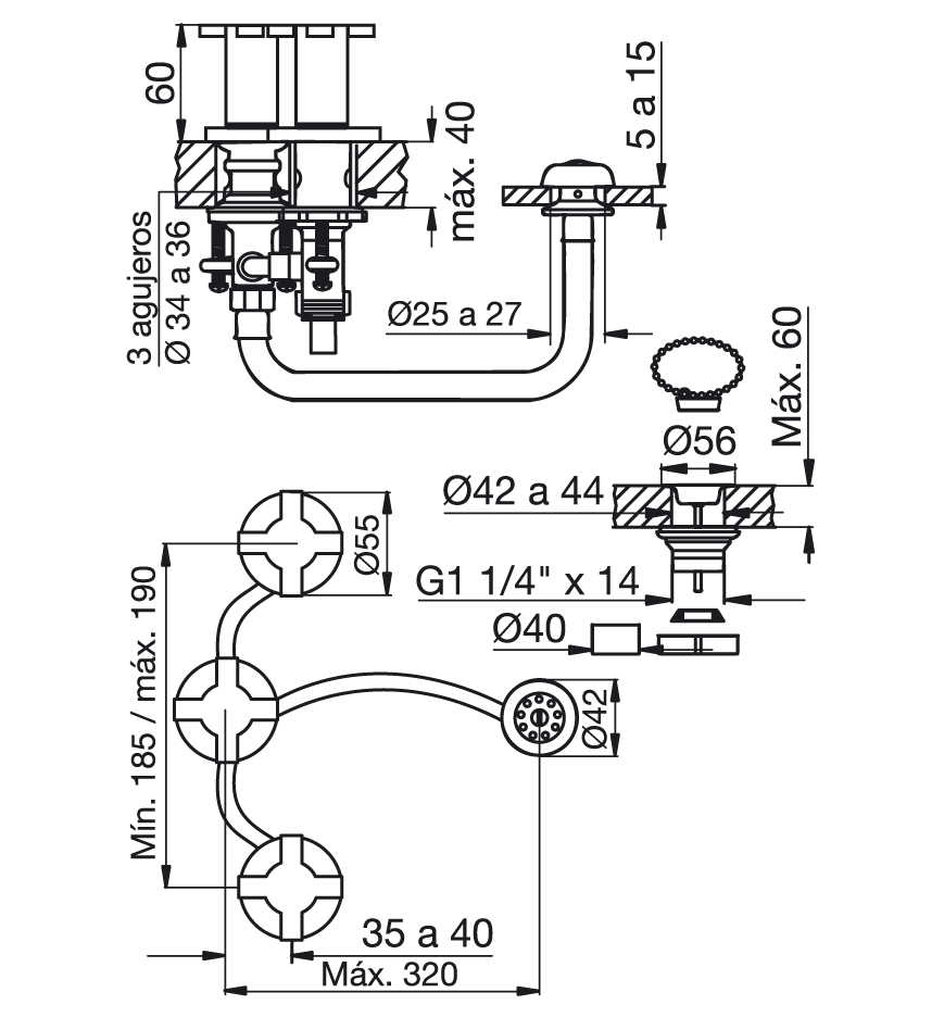 0295/D7-CR BIDET ALERCE CROMO FV