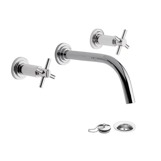 0203/87-CR LAVATORIO PARED TEMPLE CROMO FV