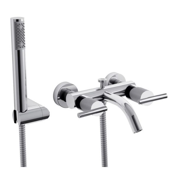 0112/39A-CR BAÑERA EXTERIOR LIBBY CON TRANSFERENCIA CROMO FV