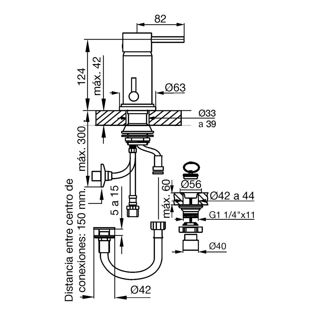 0189/87-CR BIDET MONOCOMANDO TEMPLE FV