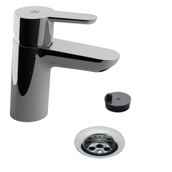 0181/B5-CR LAVATORIO MONOCOMANDO PUELO BAJA CROMO FV