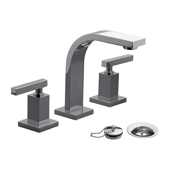 0207R/85L-CR LAVATORIO DOMINIC LEVER CROMO FV