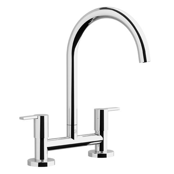 0428/D7L-CR COCINA MESADA ALERCE LEVER CROMO FV