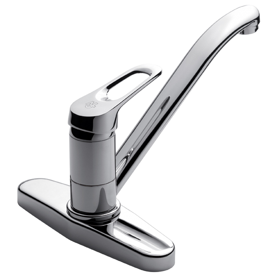 0411.03/B1-CR COCINA MONOCOMANDO DOS VIAS ARIZONA CROMO FV