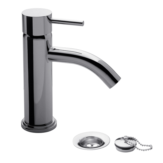 0181/87-CR LAVATORIO MONOCOMANDO CON TAPITA TEMPLE CROMO FV