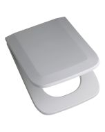 TEX-B TAPA INODORO TRENTO (HDF) HERRAJE PLASTICO BLANCO FERRUM