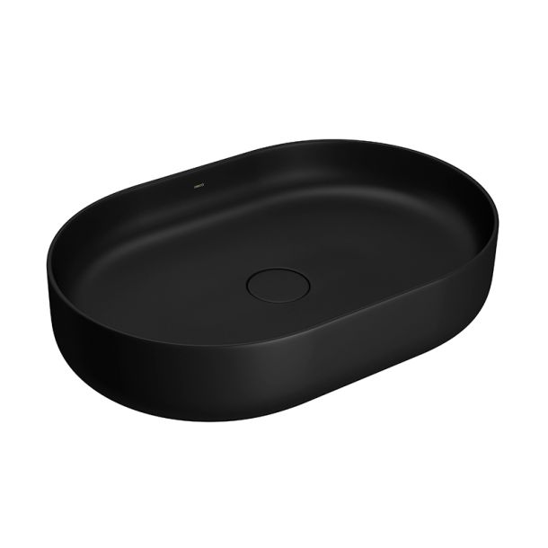 L.14060.94 BACHA DECA SLIM SIN AGUJEROS NEGRO MATE AQUALAF