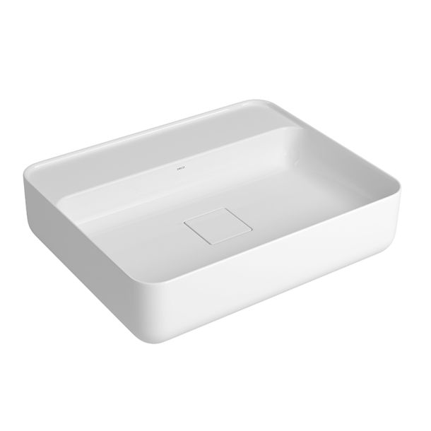 L.13050.M.17 BACHA DECA SLIM SIN AGUJERO BLANCO AQUALAF