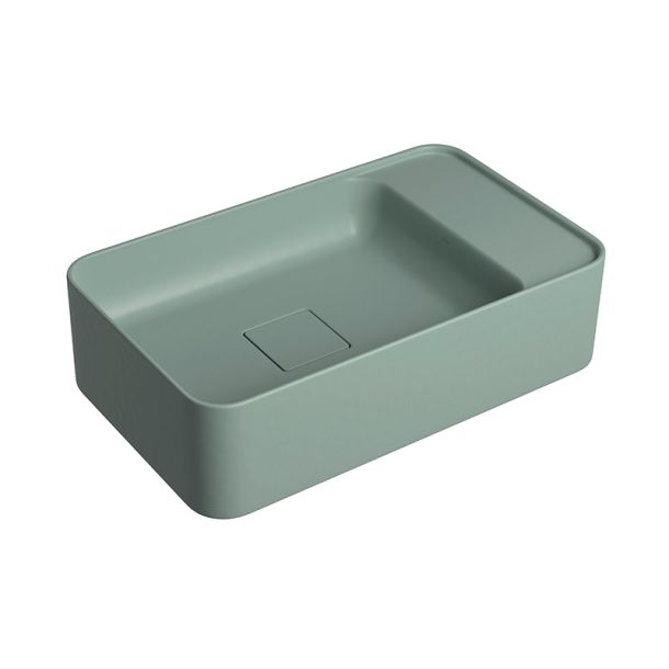 L.43050.MD.48 BACHA DECA SLIM SIN AGUJEROS PISTACHO AQUALAF