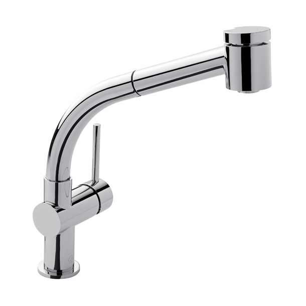 0412/87-CR COCINA MONOCOMANDO MESADA PICO MOVIL TEMPLE CROMO FV