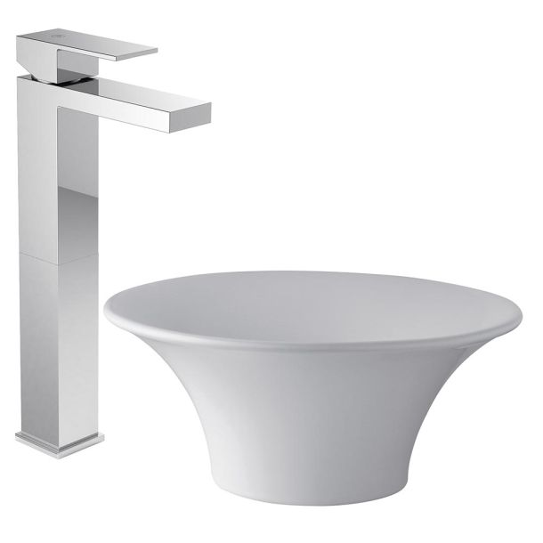 0181.02/85N-CR MONOCOMANDO ALTO DOMINIC CROMO FV