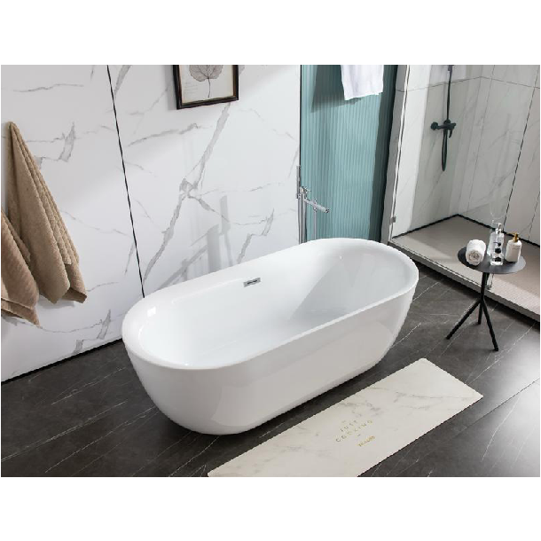 BÑD-9036 BAÑERA ISLA 170X80X60 BLANCO AQUALAF