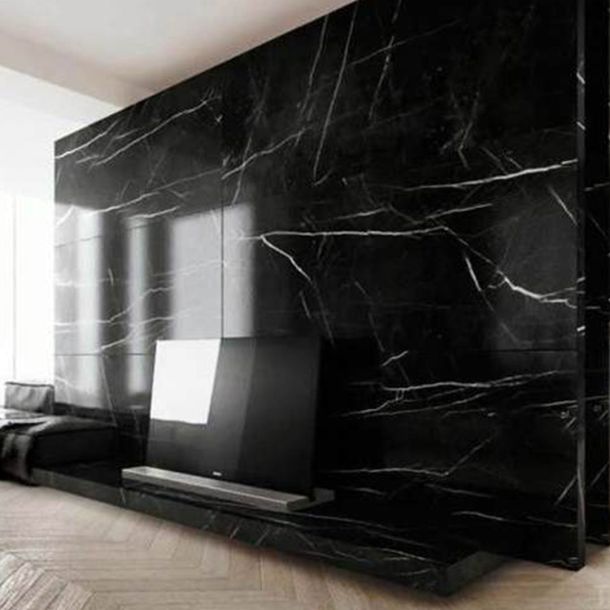 80X160 PORCELLANATO NERO MARQUINA PULIDO SPL