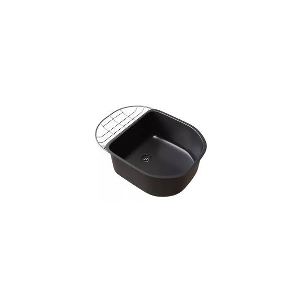 PIACLUN PILETA ACCESORIA CON ARO DE ACERO NEGRO JOHNSON