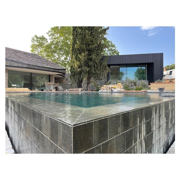 10X10 REVESTIMIENTO PIEDRA BALI BLACK LAVA STONE GAUDI