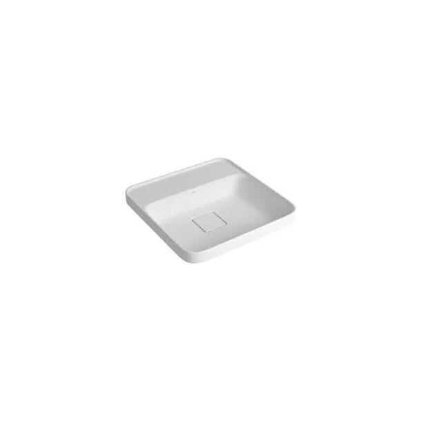 L.21040.M.17 BACHA DECA SLIM CUADRA 3 AGUJEROS BLANCA AQUALAF