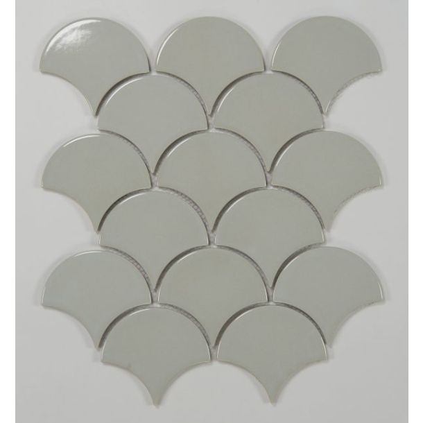 29.5X33.5 S8503 MALLA ABANICO GRIS CLARO BR GAUDI