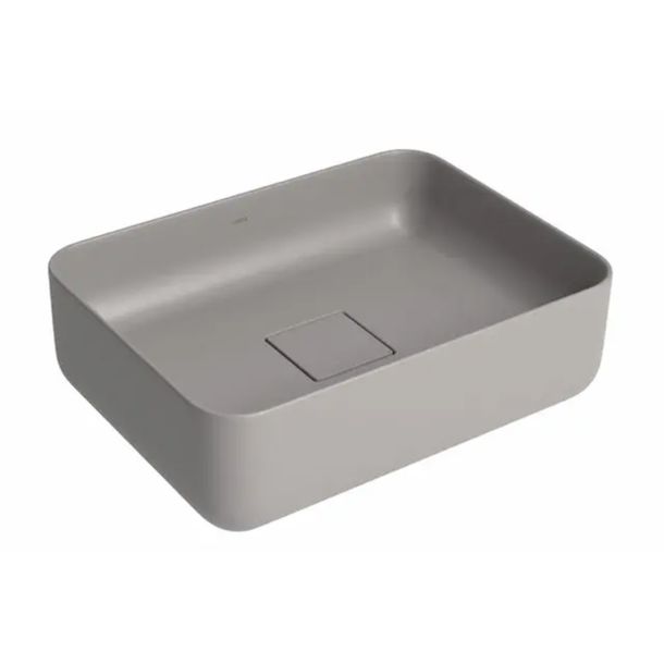 L.13040.85 BACHA DECA SLIM SIN AGUJEROS GRIS SUAVE AQUALAF