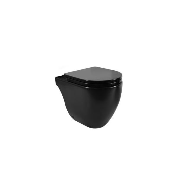 IOCQJ-NS INODORO CORTO FONTANA NEGRO SATINADO FERRUM