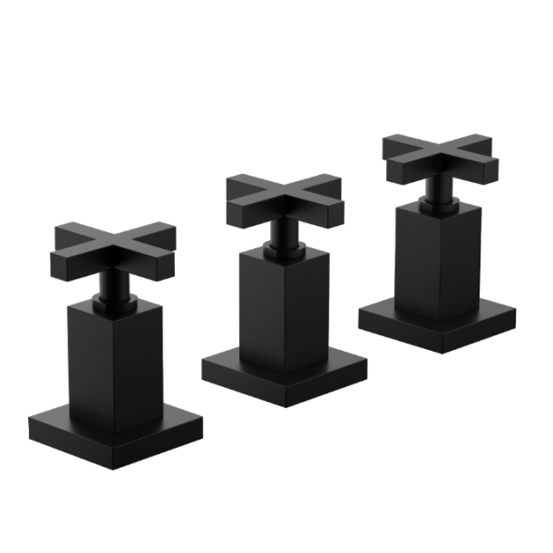 0295R/85-BK BIDET DOMINIC 2 LLAVES BLACK FV