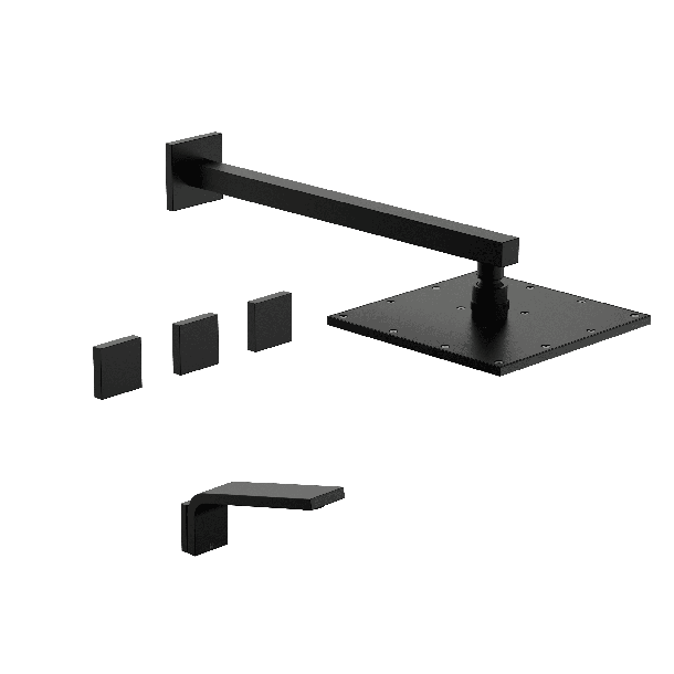 0103/H4-BK DUCHA CON TRANSFERENCIA CHALTEN BLACK FV