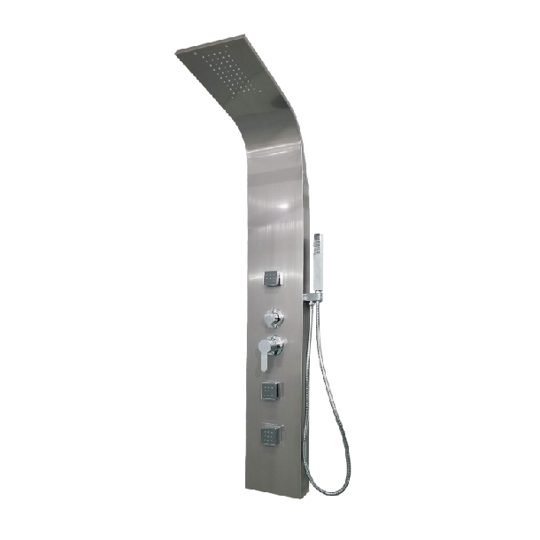 HSY01 AQUASHOWER CURVE BRUSHED AQUALAF