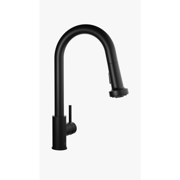 0412/N9-NG COCINA MONOCOMANDO CON ROCIADOR HUEMUL NEGRO FV