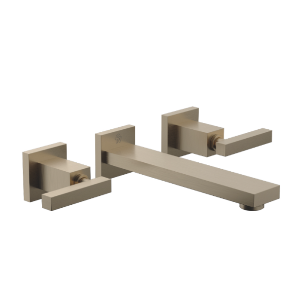 0203R/85L-BB LAVATORIO PARED LEVER  DOMINIC  BRUSHED BRASS FV