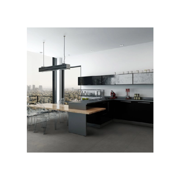 120X120 PORCELLANATO ECO LISCIO GRAPHITE GRP 3D 1RA VITE
