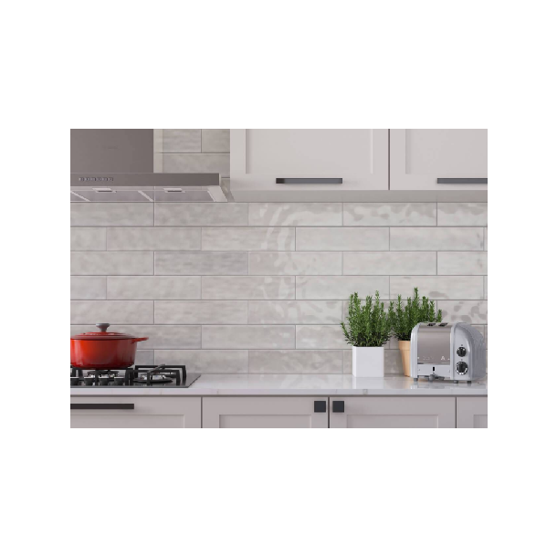 10X40 REVESTIMIENTO VILLAGE OFF WHITE BRILLANTE 1RA RECT. DECORTILES