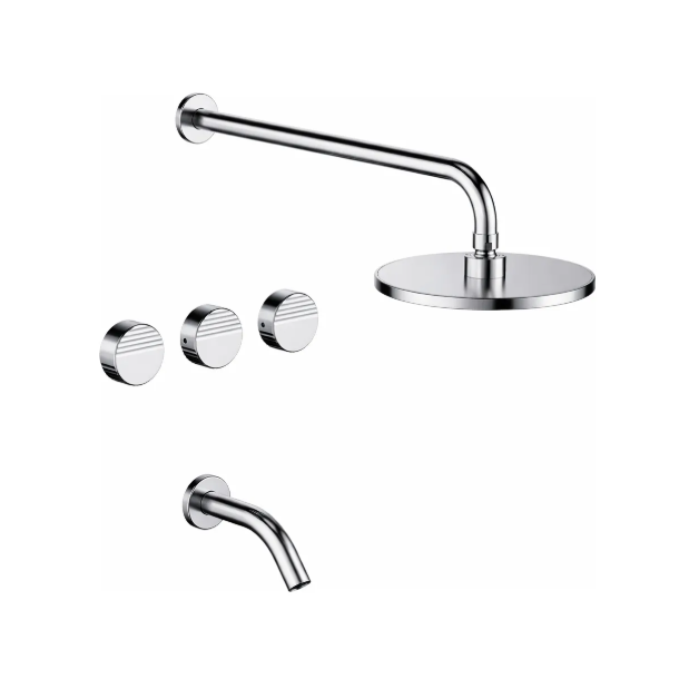 0103/L8-CR DUCHA CON TRANSFERENCIA GRIP CROMADO FV
