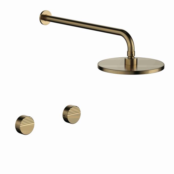 0109/L8-BB DUCHA SIN TRANSFERENCIA GRIP BRUSHED BRASS FV
